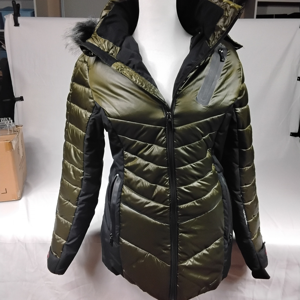 NWT Avalanche Outdoor Stylish Olive Puffer Jacket for Women